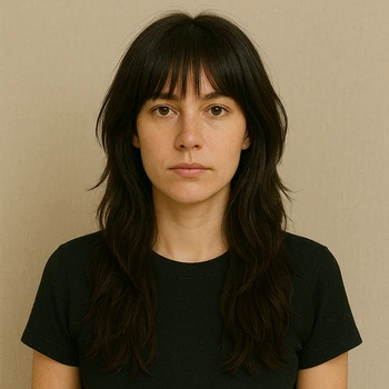 Long Wolf Cut with Bangs