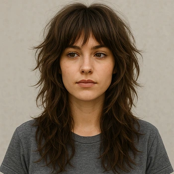 Shaggy Layered Wolf Cut