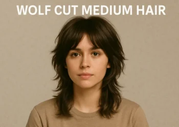 wolf cut medium hair
