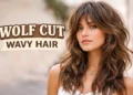 wolf cut wavy hair