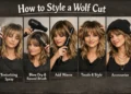how to style a wolf cut
